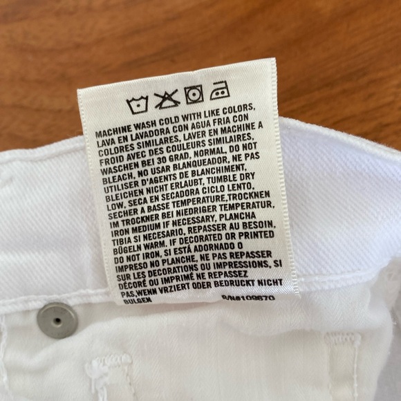 ❤️ Citizens of Humanity White Bootcut Jeans Size 26 NWOT - Picture 7 of 15